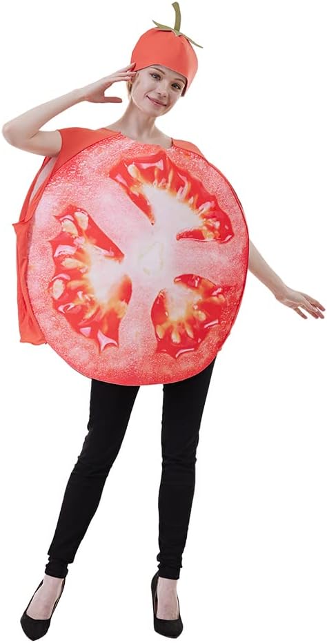 FantastCostumes 성인용 토마토 코스튬 (모자포함)
