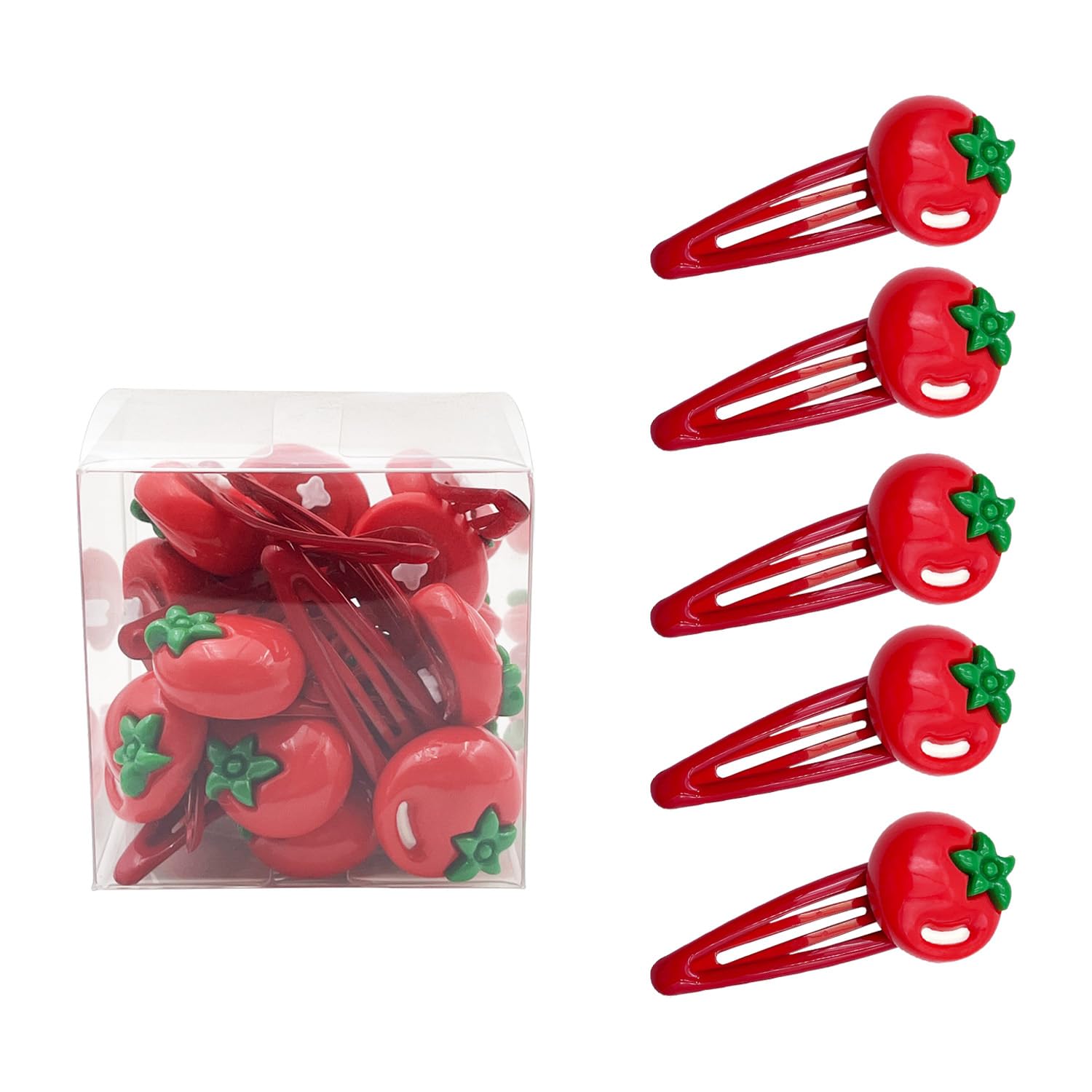 토마토 헤어 클립 20EA