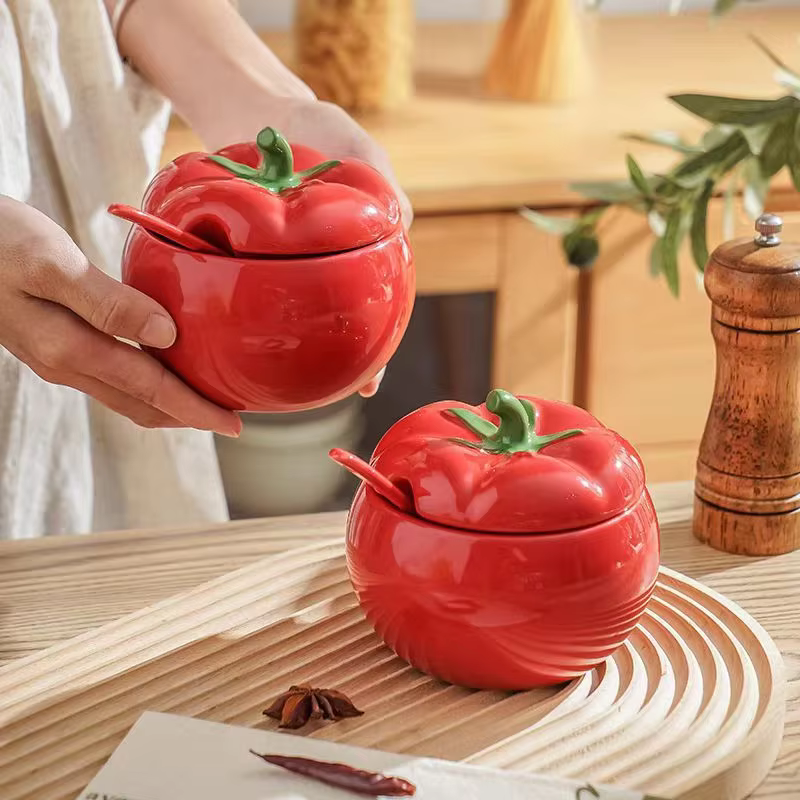 토마토 세라믹 양념통