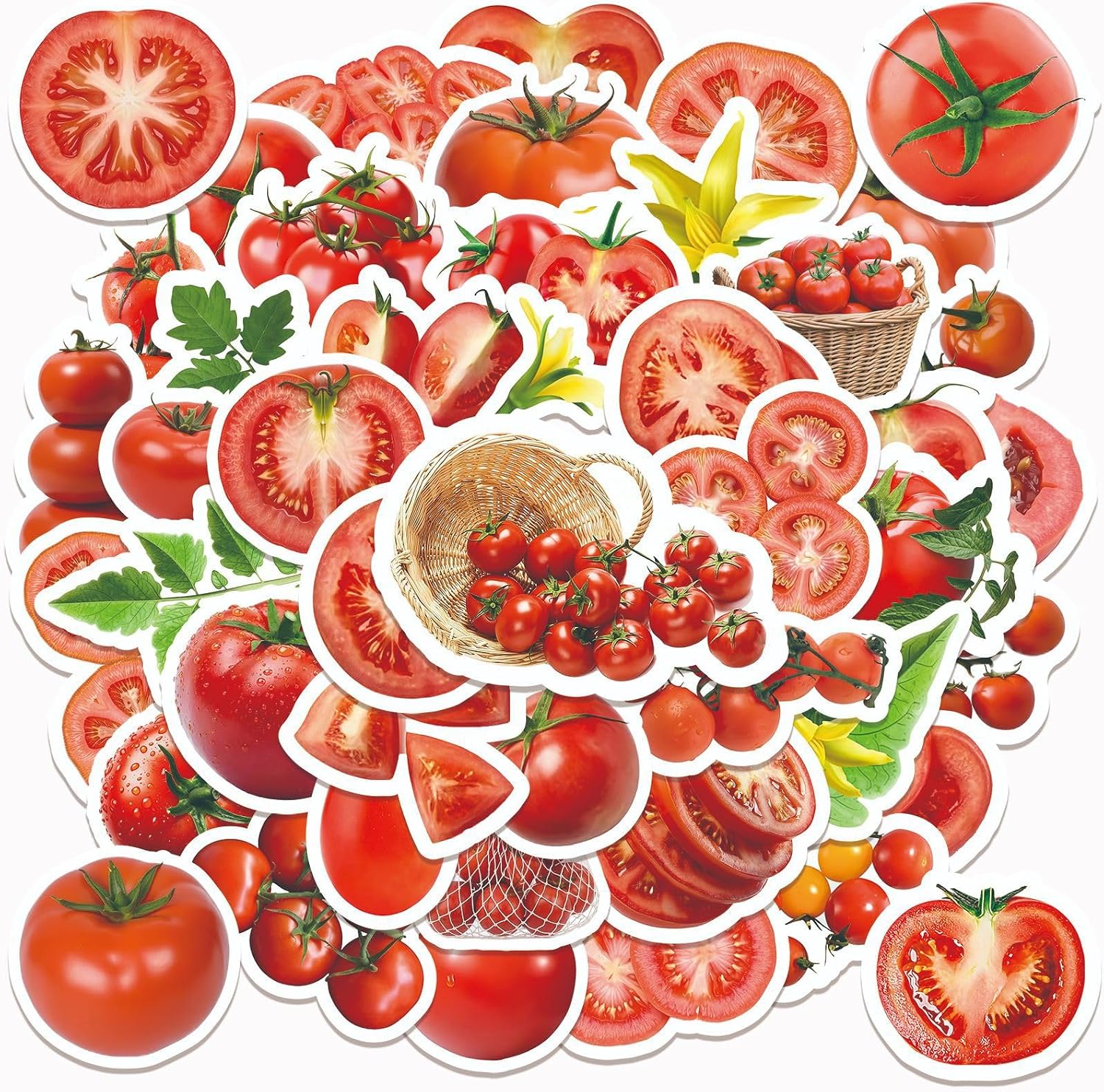 토마토 스티커 50PCS